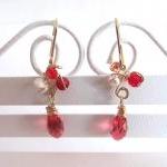 Dancing Red Fairies Earrin..